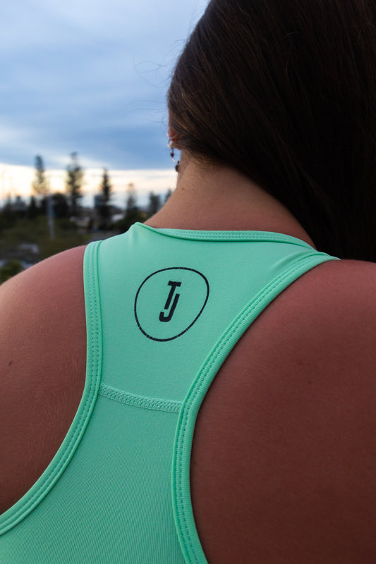 LUXE Lime Sports Bra